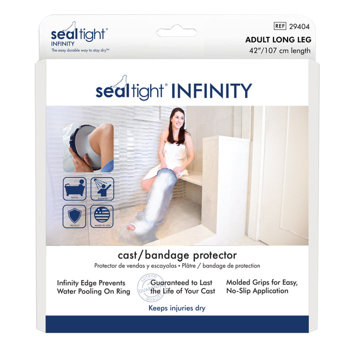 Seal-Tight Infinity Cast Protector - SEAL-TIGHT Adult Long Leg