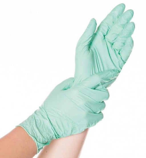 Advance Biodegradable Green Nitrile Gloves Box of 200