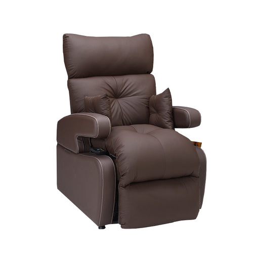 Cocoon Lift Recliner Chair - Dual Power - PU Chocolate   