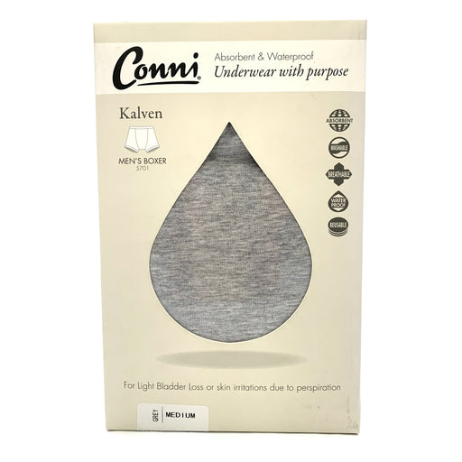 Conni Kalven Mens Boxer Continence Product - grey