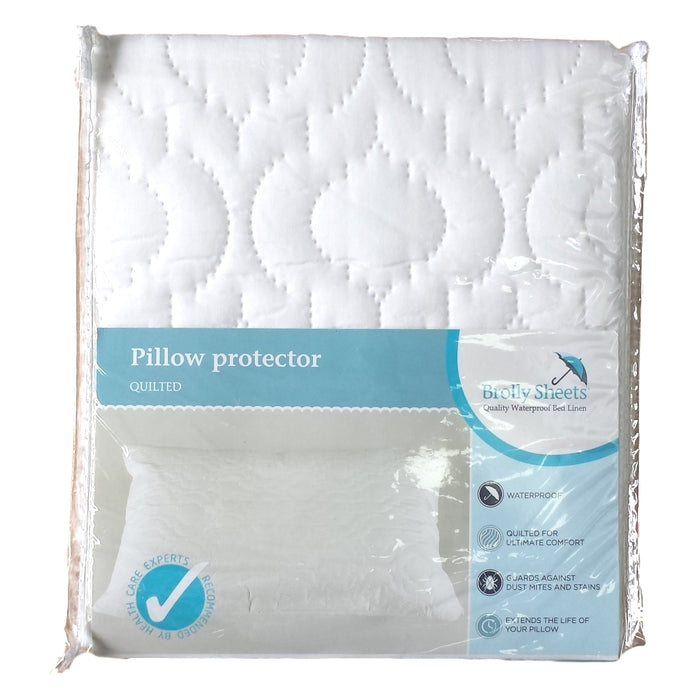 Brolly Sheets Waterproof Pillow Protector Pillow Protectors Brolly Sheets Quilted  