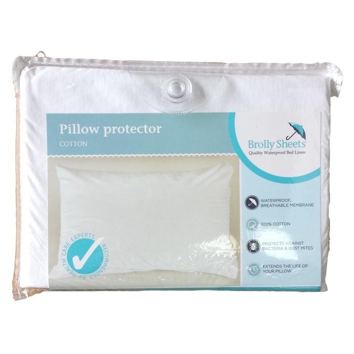 Brolly Sheets Waterproof Pillow Protector Pillow Protectors Brolly Sheets Cotton  