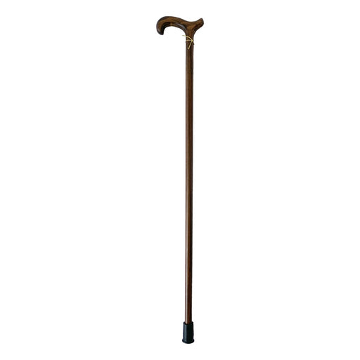 Mens Dark Derby Wooden Walking Stick with T Handle Walking Sticks Not specified   