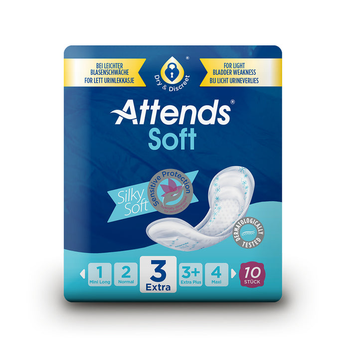 Attends Soft Pads Continence Products Attends 3 Extra  
