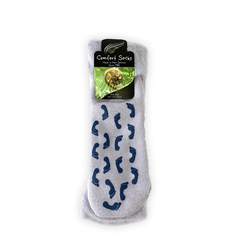Comfort Socks with Non Slip Tread - Lilac