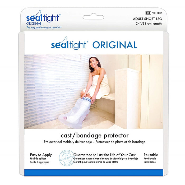 Seal Tight Original Cast and Bandage Protector Cast and Dressing Protectors SEAL-TIGHT Adult Short Leg  