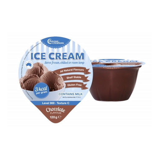 SCREAMIES No Melt Ice Cream 120g - 12 Pack Food Supplements Flavour Creations Chocolate  