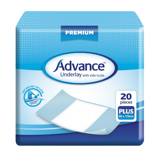 Advance Underlay Plus with Side Tucks Continence Products Advance   