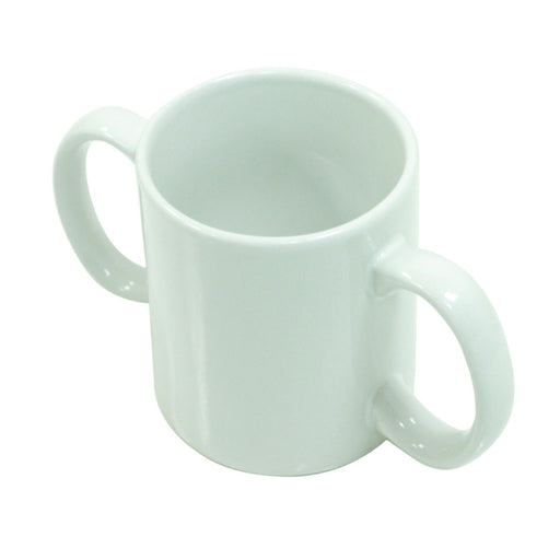 Two Handled Ceramic Mug Drinking Aids zest   