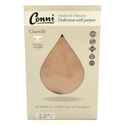 Conni Chantilly Womens Full Brief Continence Product   