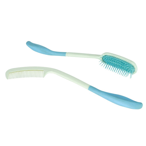 Long Handled Brush and Comb Set Personal Care zest   