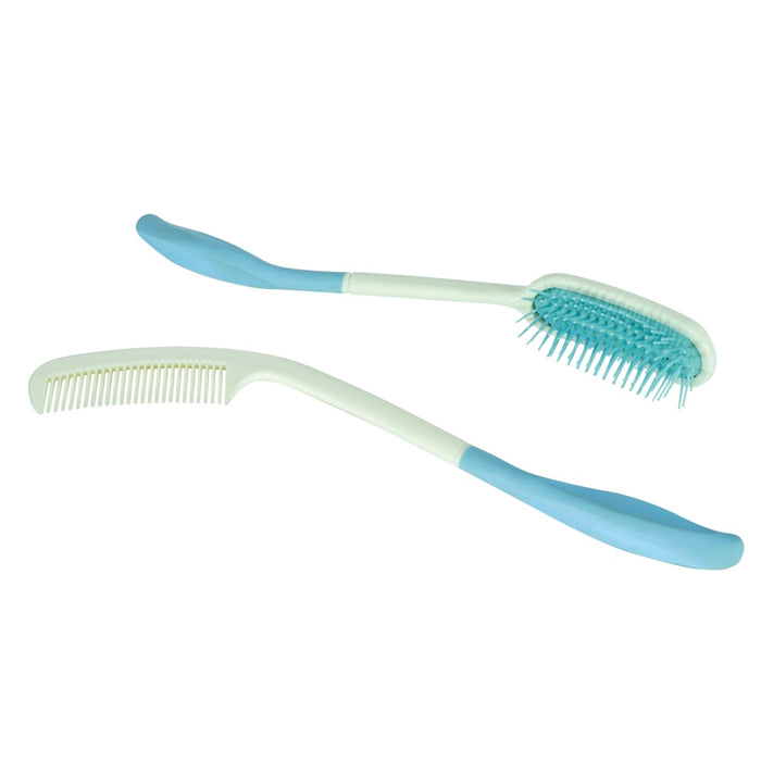 Long Handled Brush and Comb Set Personal Care zest   