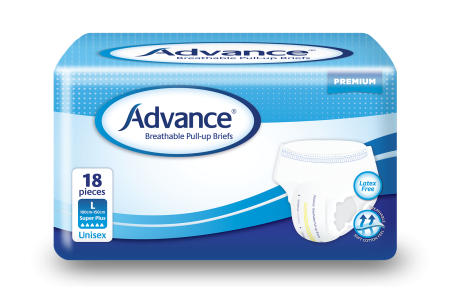 Advance Breathable Pull-up Briefs Continence Products Advance L Super Plus