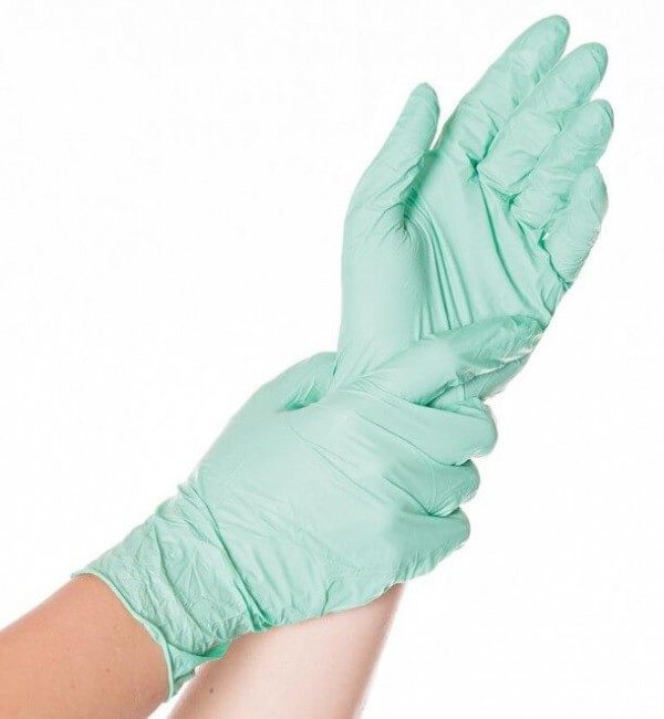 Advance Biodegradable Green Nitrile Gloves (Box 100)