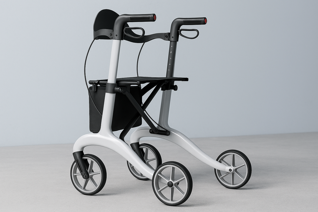 Waiheke Carbon Fibre Walker Walkers zest White