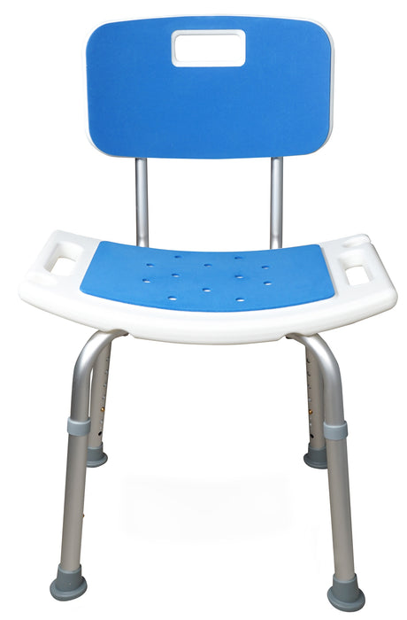 Shower Chair with Padded Seat and Backrest