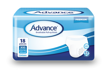 Advance Breathable Pull-up Briefs Continence Products Advance XXS Super Plus