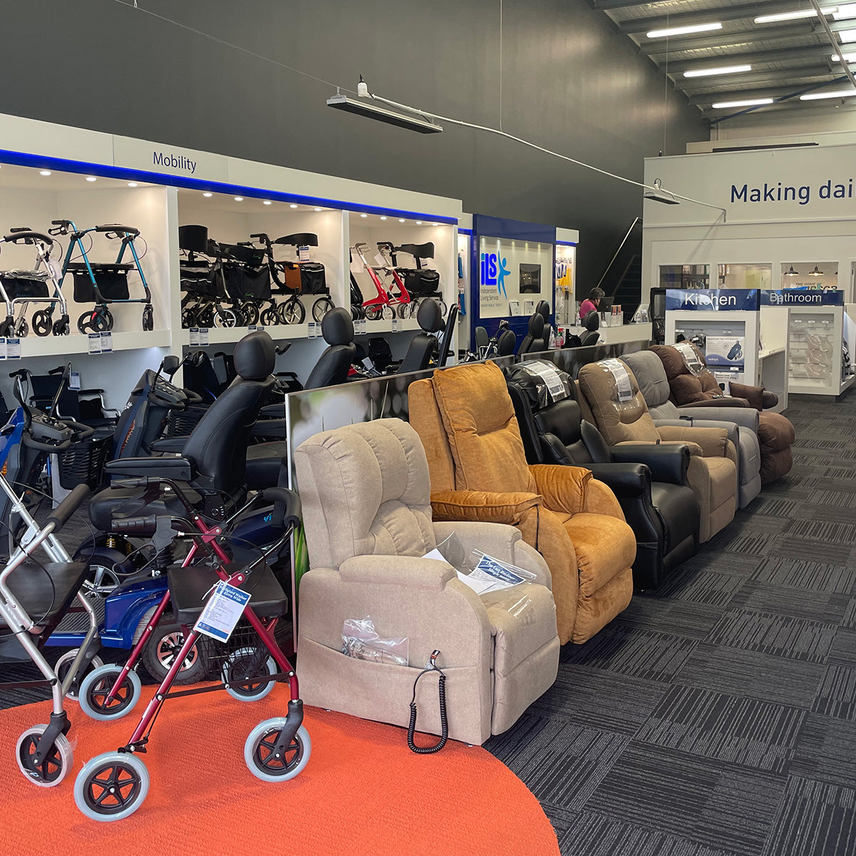 Independent Living Botany Store interior