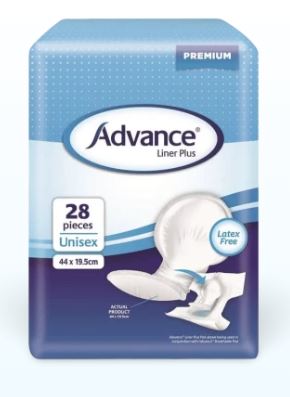 Advance Faecal Liner Pads Continence Products Advance