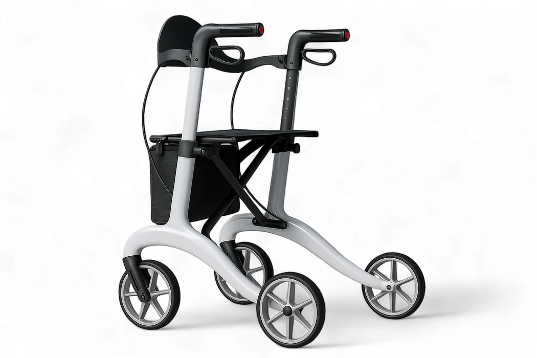 Waiheke Carbon Fibre Walker Walkers zest White Standard (62cm)