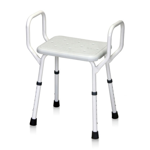 Waiwera Shower Stool with Arms Bathroom Seating zest   