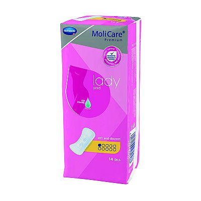 MoliCare Premium Pads Continence Products Hartmann Lady pad 1 drop  