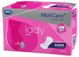 MoliCare Premium Pads Continence Products Hartmann Lady pad 5 drops  