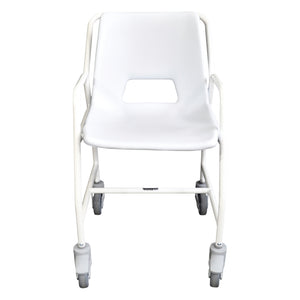 Mobile Shower Chair with Castors Front