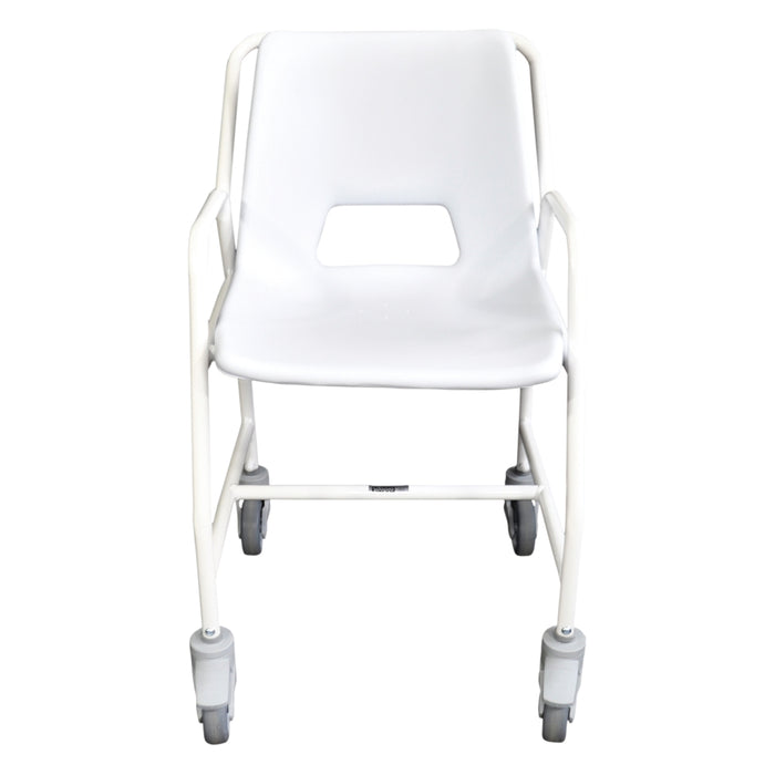 Mobile Shower Chair with Castors Front