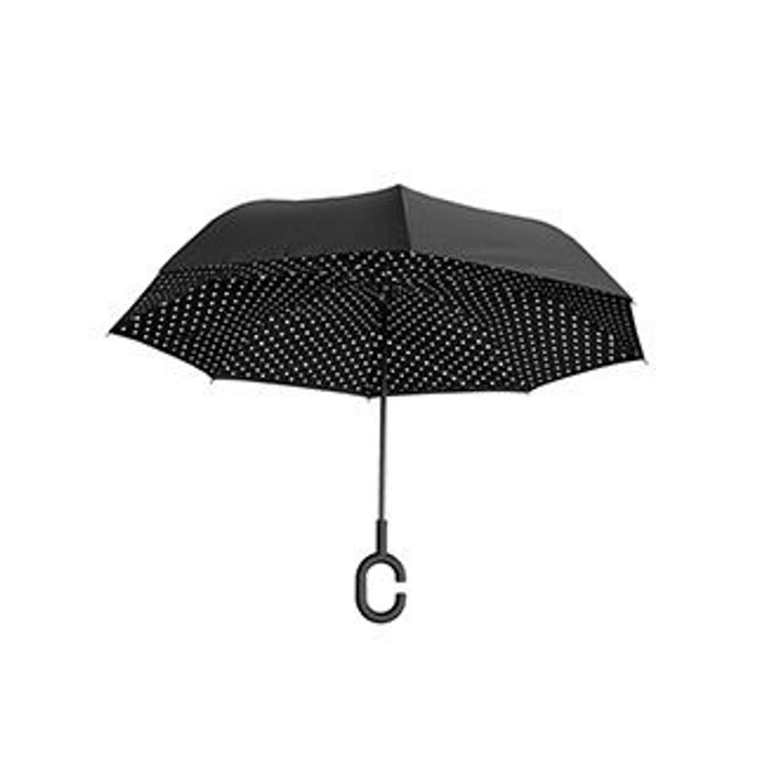 Topsy Turvy Umbrella - Polka Dot