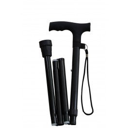 T Soft Touch Foldable Walking Stick