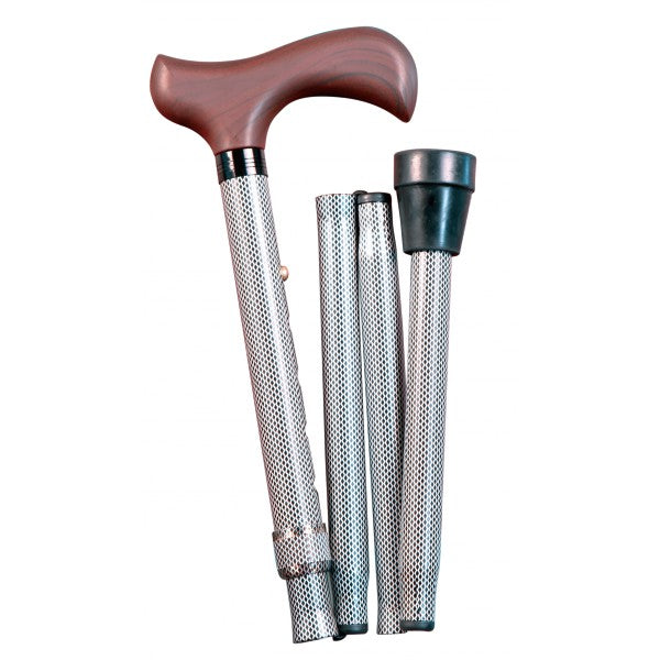 Fashion Folding Walking Stick Walking Sticks zest Black&White  