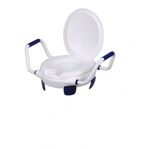 Feilding Raised Toilet Seat with Armrests