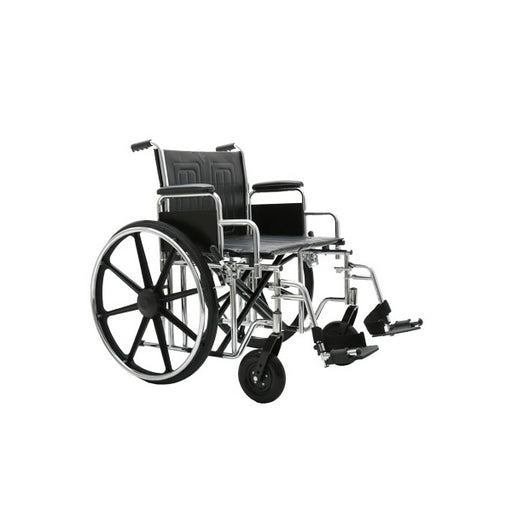 AM Black Self Propelled Bariatric Wheelchair   