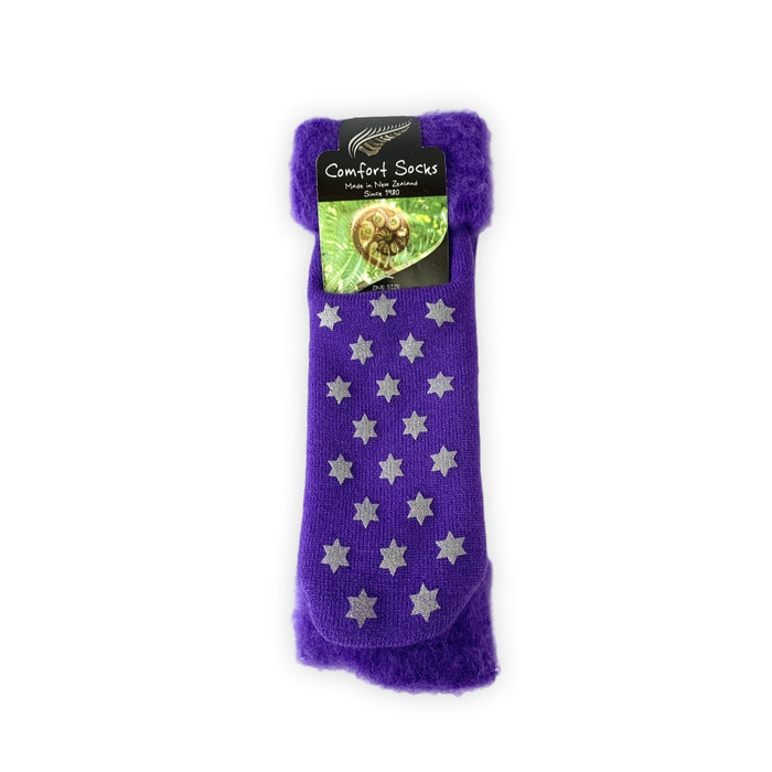 Slip Resistant Socks Purple