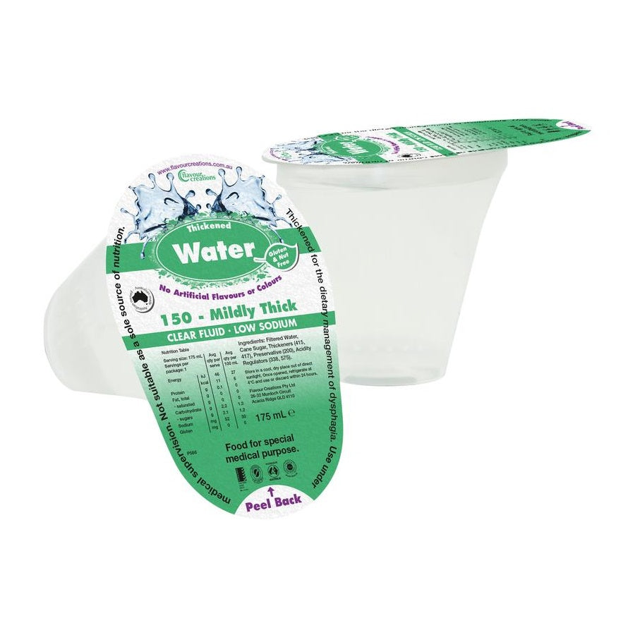 Flavour Creations Water 175mL - 24 Pack Food Supplements Flavour Creations Level 2 - Mildly Thick  