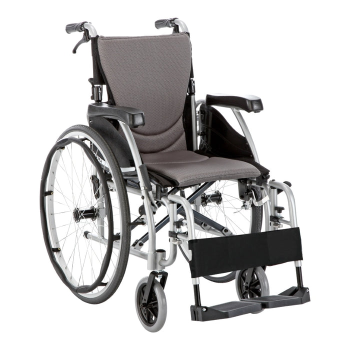 Karma S-Ergo Self Propelled Wheelchair - black and grey
