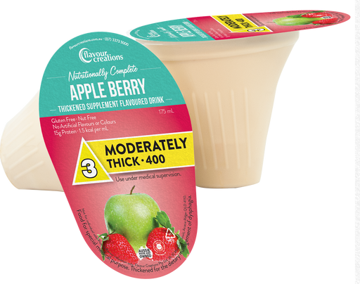 Flavour Creations Nutritionally Complete Apple Berry Flavoured Supplement 175mL - 12/24 Pack Food Supplements Flavour Creations   