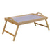 Folding Wooden Bed Tray with Handles Bedroom Accessories zest   