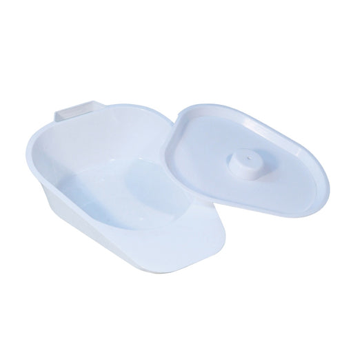 Slipper Bedpan with Lid