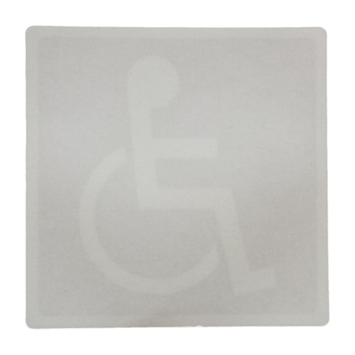 Disability Sign with Adhesive for Windows
